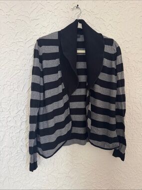 Vintage 2000s Y2K black and grey sweater sz L